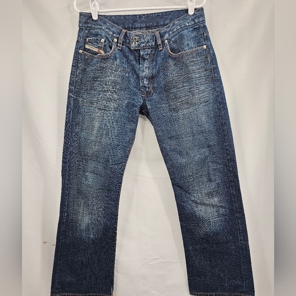 Diesel Jeans Vintage Diesel Rabox Mens Regular Straight Blue Jeans